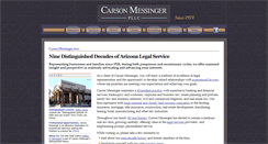 Desktop Screenshot of carsonlawfirm.com